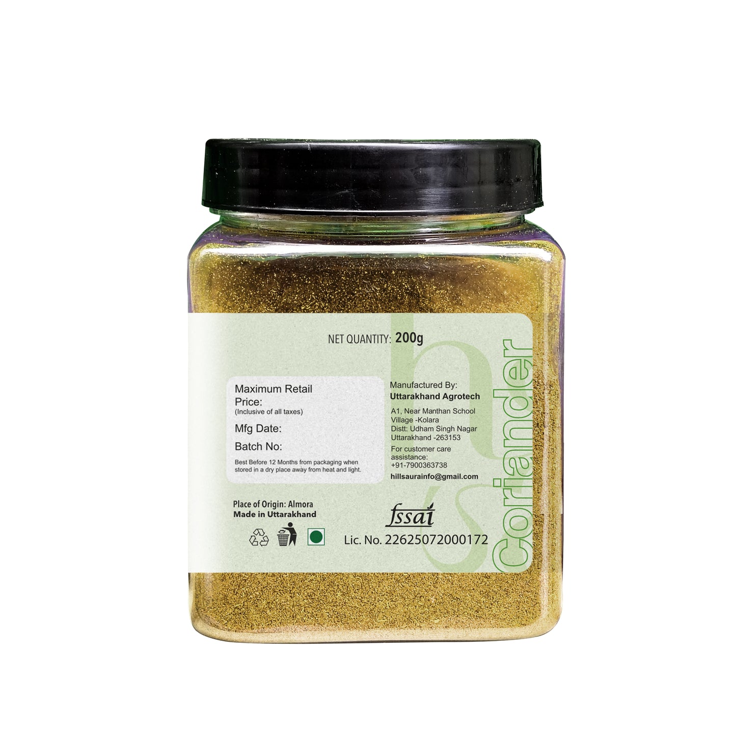 🌿 Stone-Ground Himalayan Coriander Powder