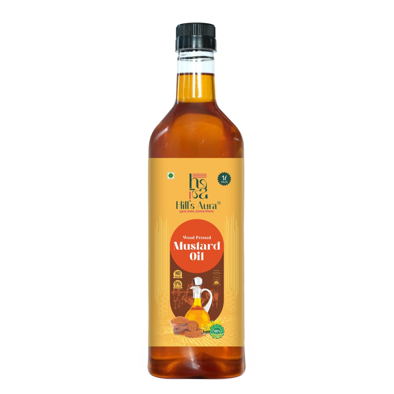 🛢️ Wood Pressed Yellow Mustard Oil