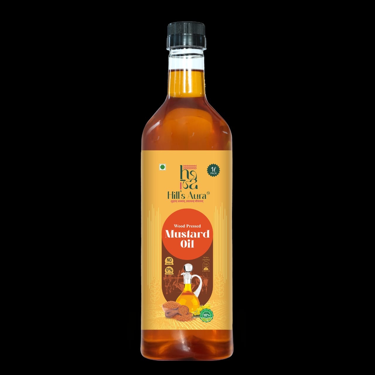 🛢️ Wood Pressed Yellow Mustard Oil