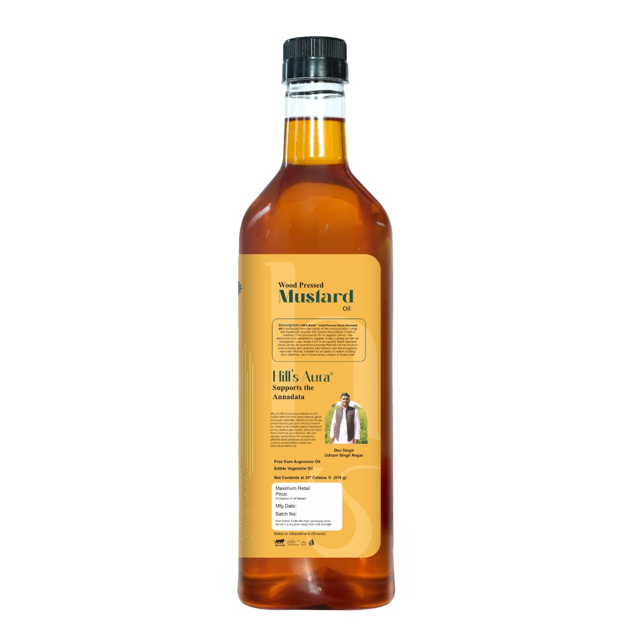 🛢️ Wood Pressed Yellow Mustard Oil