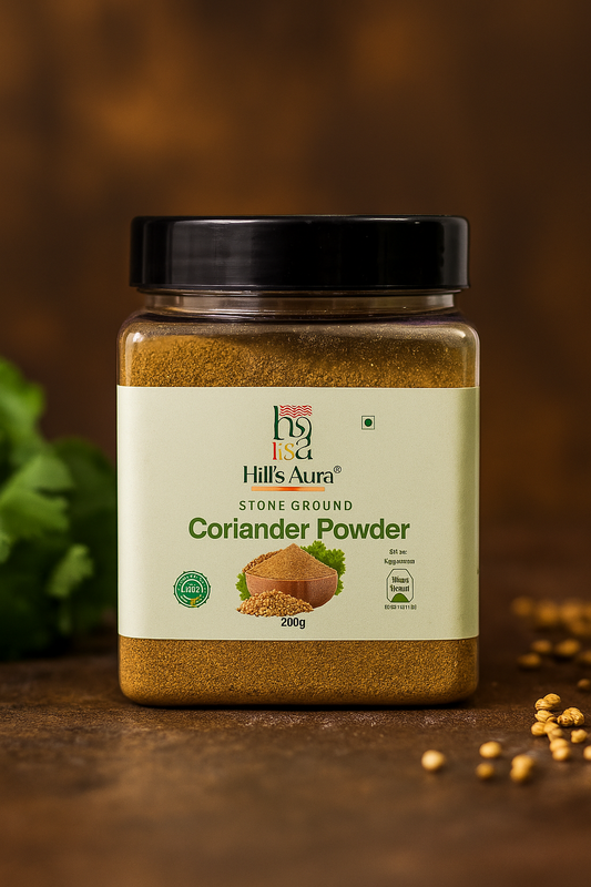 🌿 Stone-Ground Himalayan Coriander Powder