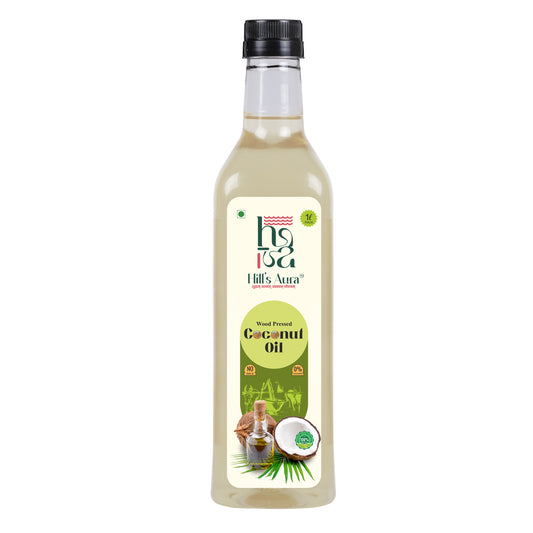 Hills Aura Wood Pressed Virgin Coconut Oil – 1 Litre
