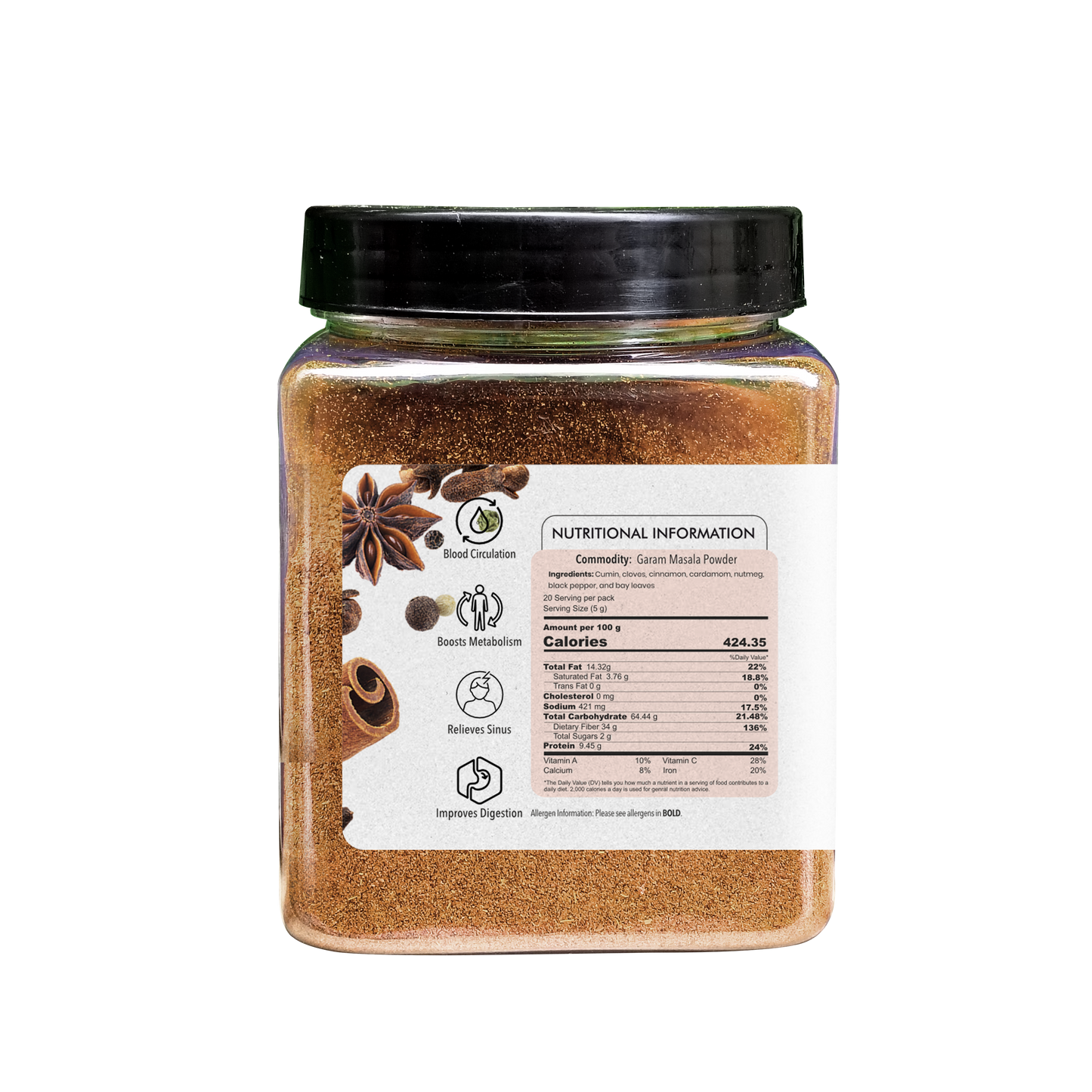 🌿 Stone-Ground Himalayan Garam Masala
